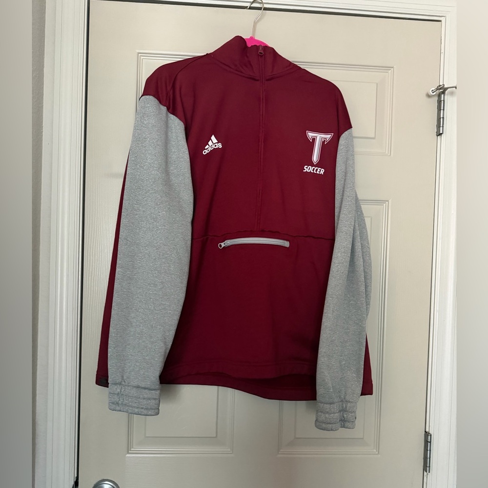 Adidas Men's Troy soccer quarter zip 2xl
